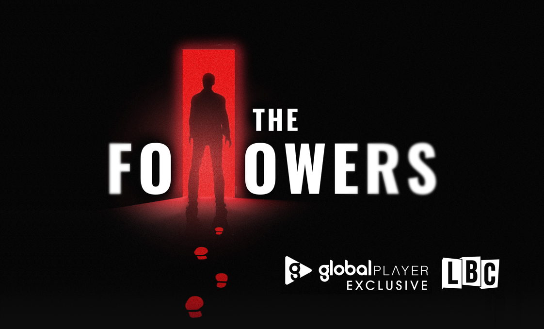 The Followers - True Crime Podcast. Presented by Shelagh Fogarty. Scripted by David Allain. Produced by Chris Janes. Executive Produced by Megan Wastell.